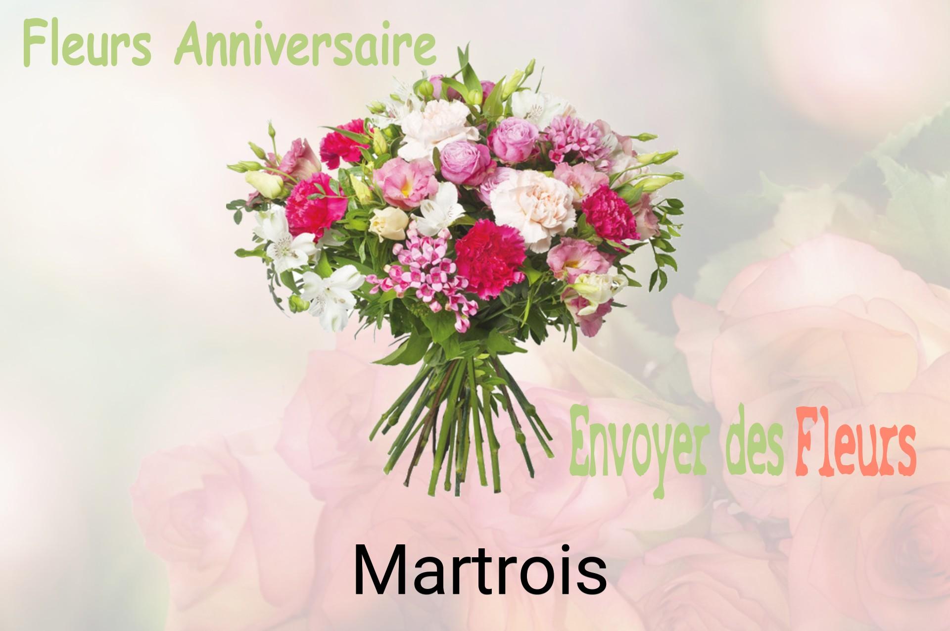 Bouquet de fleurs d’anniversaire livré à Martrois