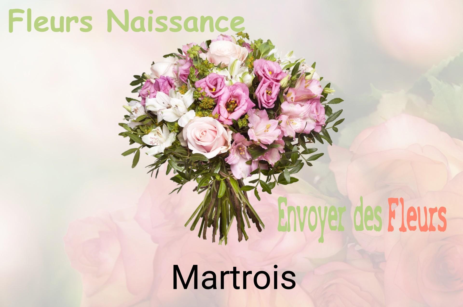 Bouquet de fleurs de naissance livré à Martrois